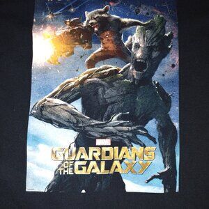 Guardians of the Galaxy Rocket Racoon & Groot Black T-Shirt 2XL Marvel